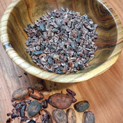 Éclats de cacao crus