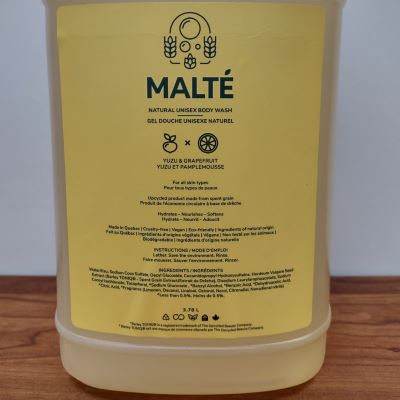 MALTÉ - Gel douche - Yuzu & Pamplemousse - Vrac