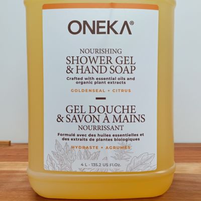 Gel douche & savon à mains Oneka - Hydraste & Agrumes