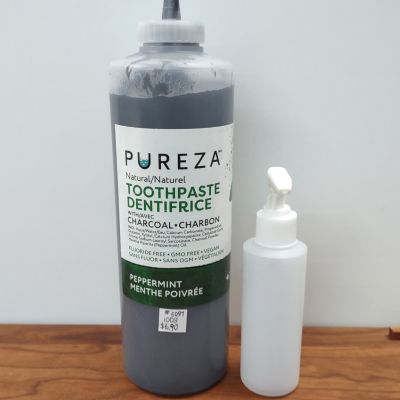 Pureza - Dentifrice menthe poivrée avec charbon vrac