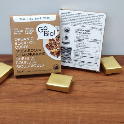 GoBio! - Cube de bouillon bio - Champignons