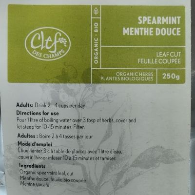 Menthe douce (feuille) Vrac