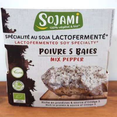 Sojami Tartinade biologique - Poivre 5 baies