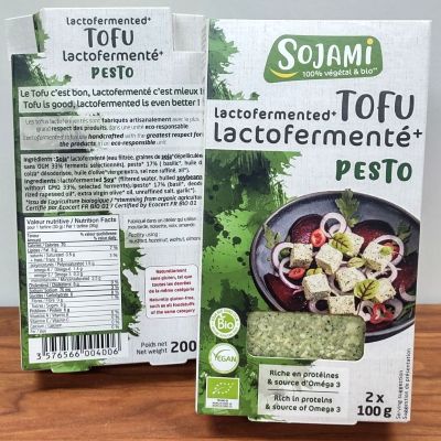 Sojami Tofu lactofermenté bio - Pesto