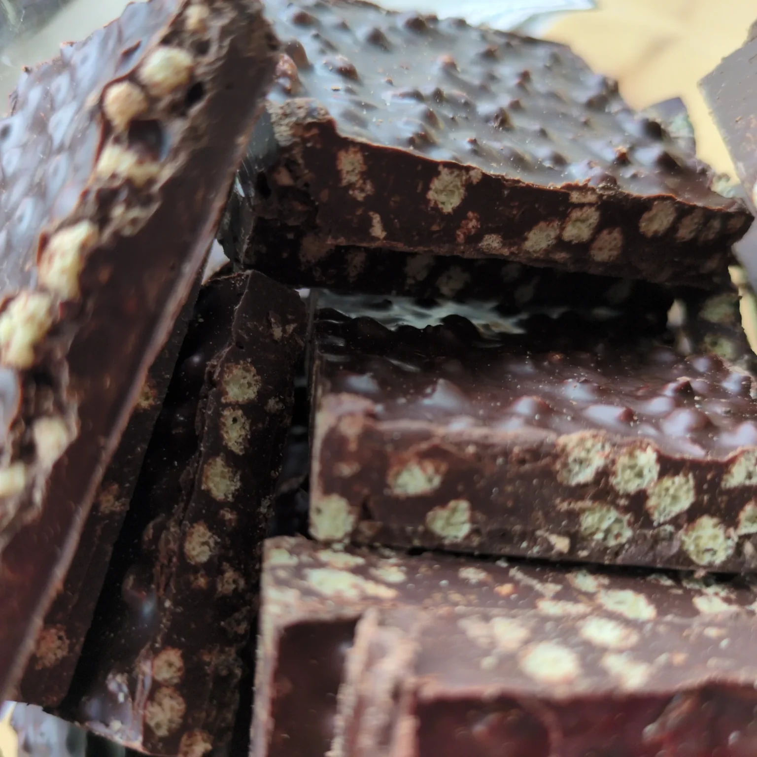Carré Chocolat Noir - Quinoa croustillant et Café