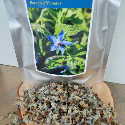 Fleurs de bourrache séchées en vrac
